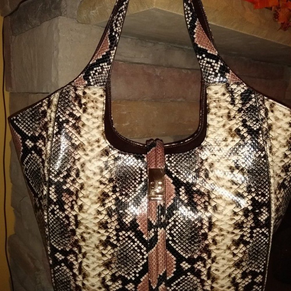 Brahmin Carla Tea Rose Evita EXCELLENT SOLD